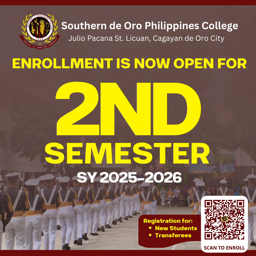 𝗘𝗡𝗥𝗢𝗟𝗟𝗠𝗘𝗡𝗧 𝗙𝗢𝗥 𝗦𝗘𝗖𝗢𝗡𝗗 𝗦𝗘𝗠𝗘𝗦𝗧𝗘𝗥 𝗦𝗬 𝟮𝟬𝟮𝟱-𝟮𝟬𝟮𝟲 𝗜𝗦 𝗡𝗢𝗪 𝗢𝗙𝗙𝗜𝗖𝗜𝗔𝗟𝗟𝗬 𝗢𝗣𝗘𝗡