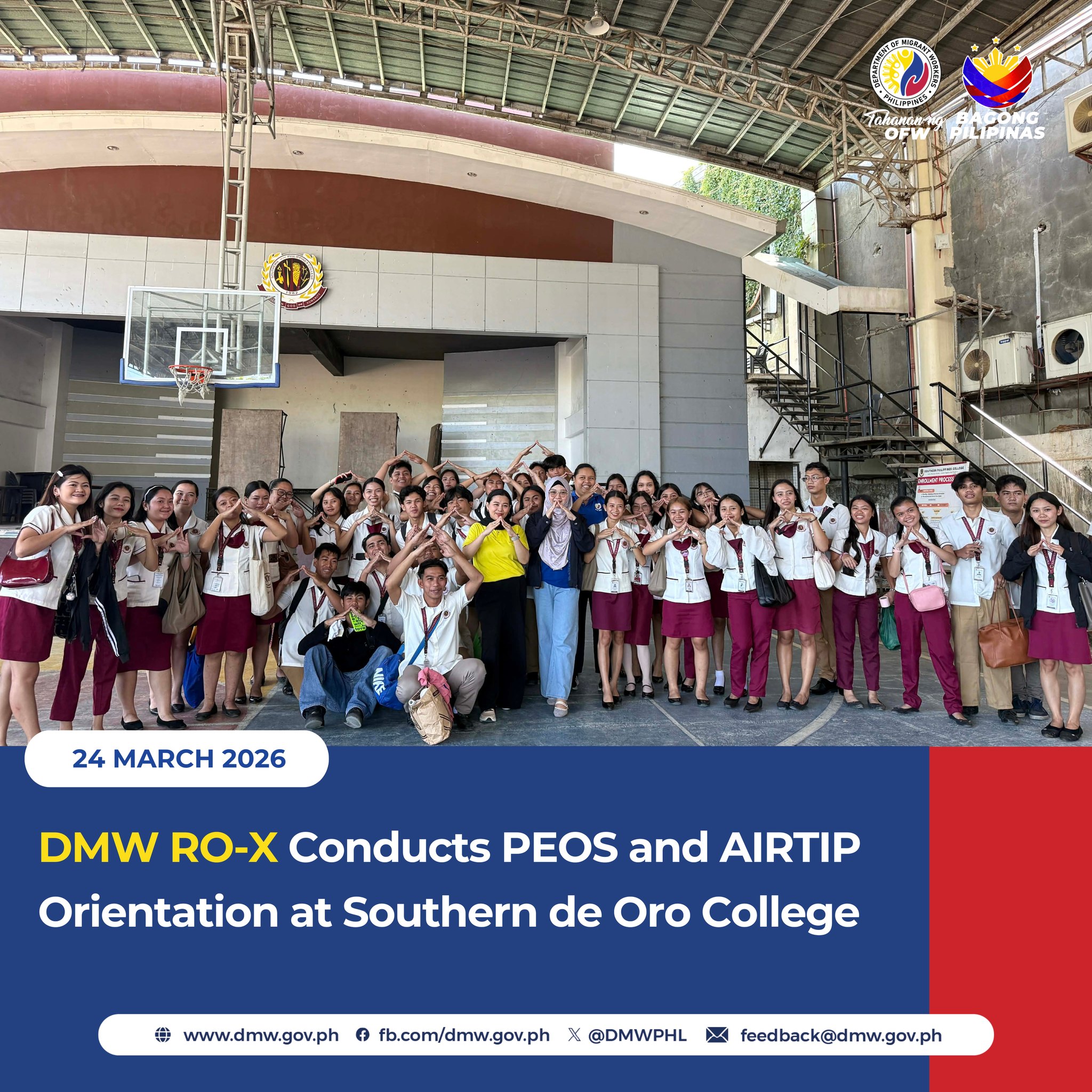 Heartfelt Thanks to DMW RO-X for the PEOS and AIRTIP Orientation